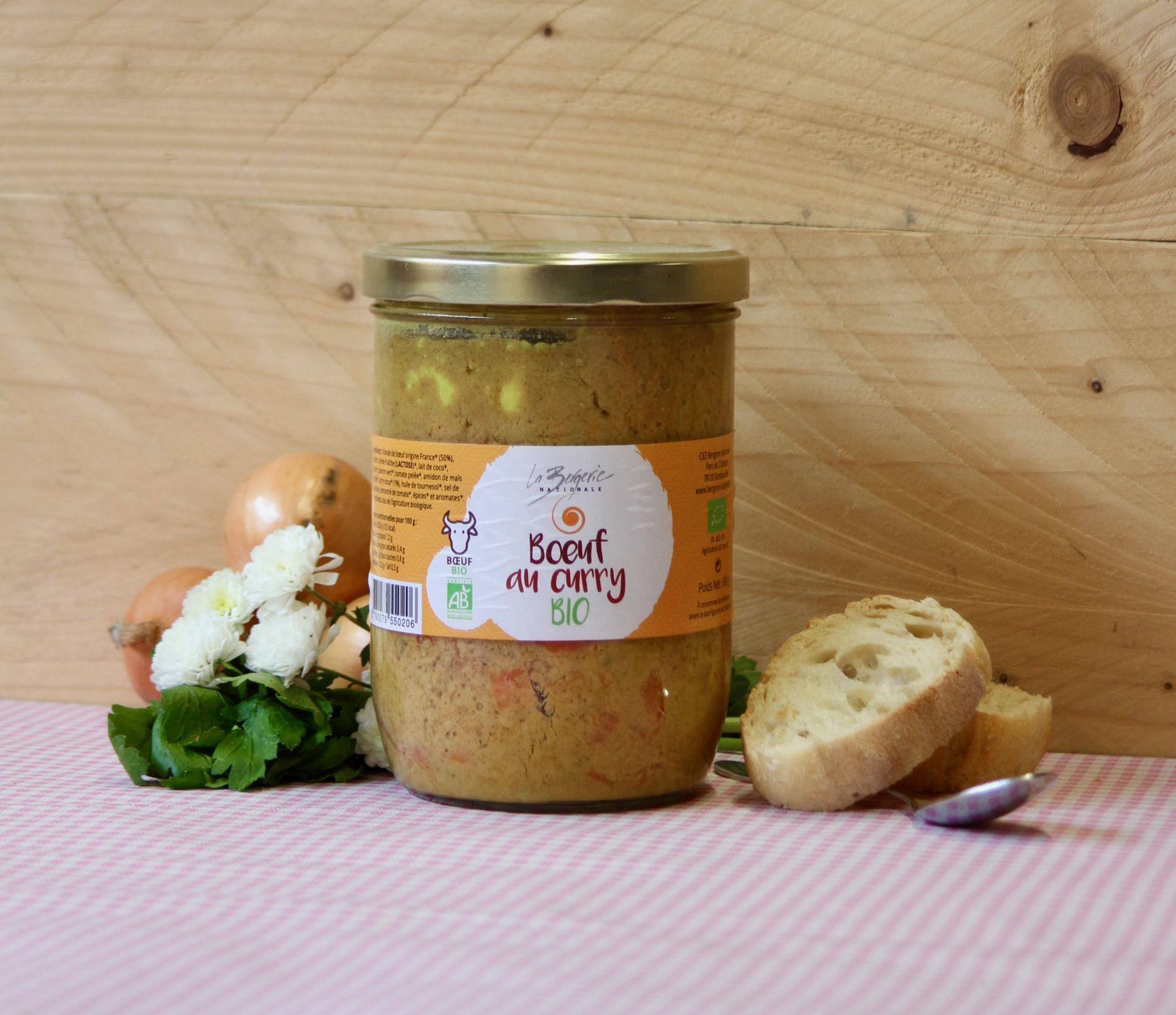 BOEUF AU CURRY BIO