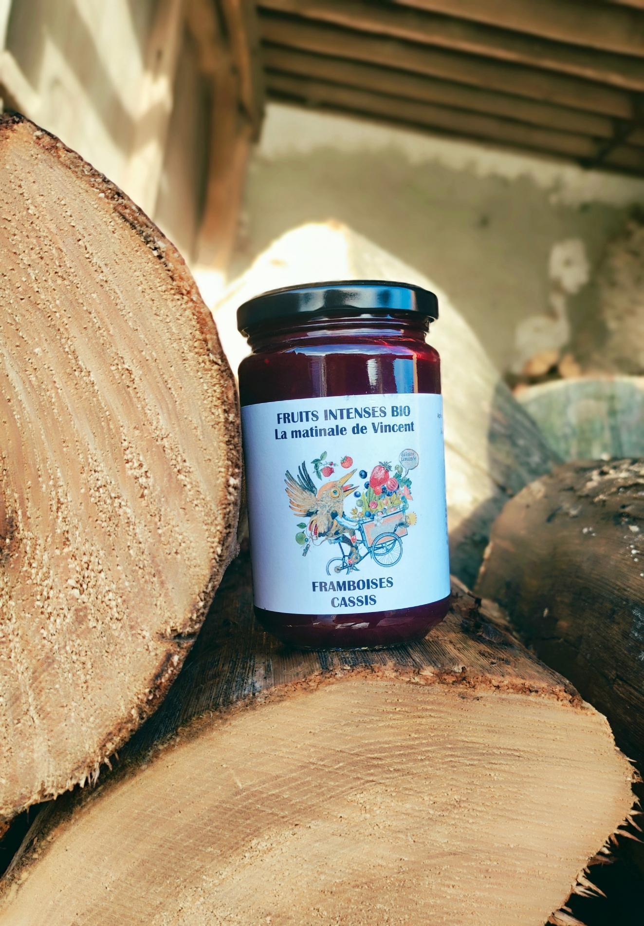 FRUITS INTENSES BIO CASSIS FRAMBOISES - 330g