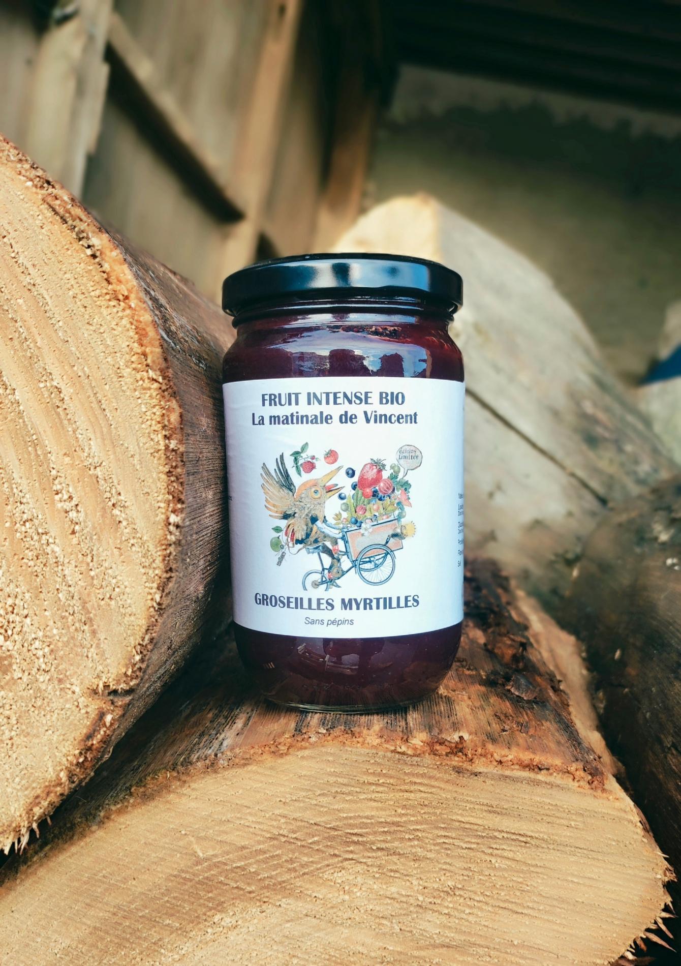 FRUITS INTENSES BIO GROSEILLES MYRTILLES - 330g