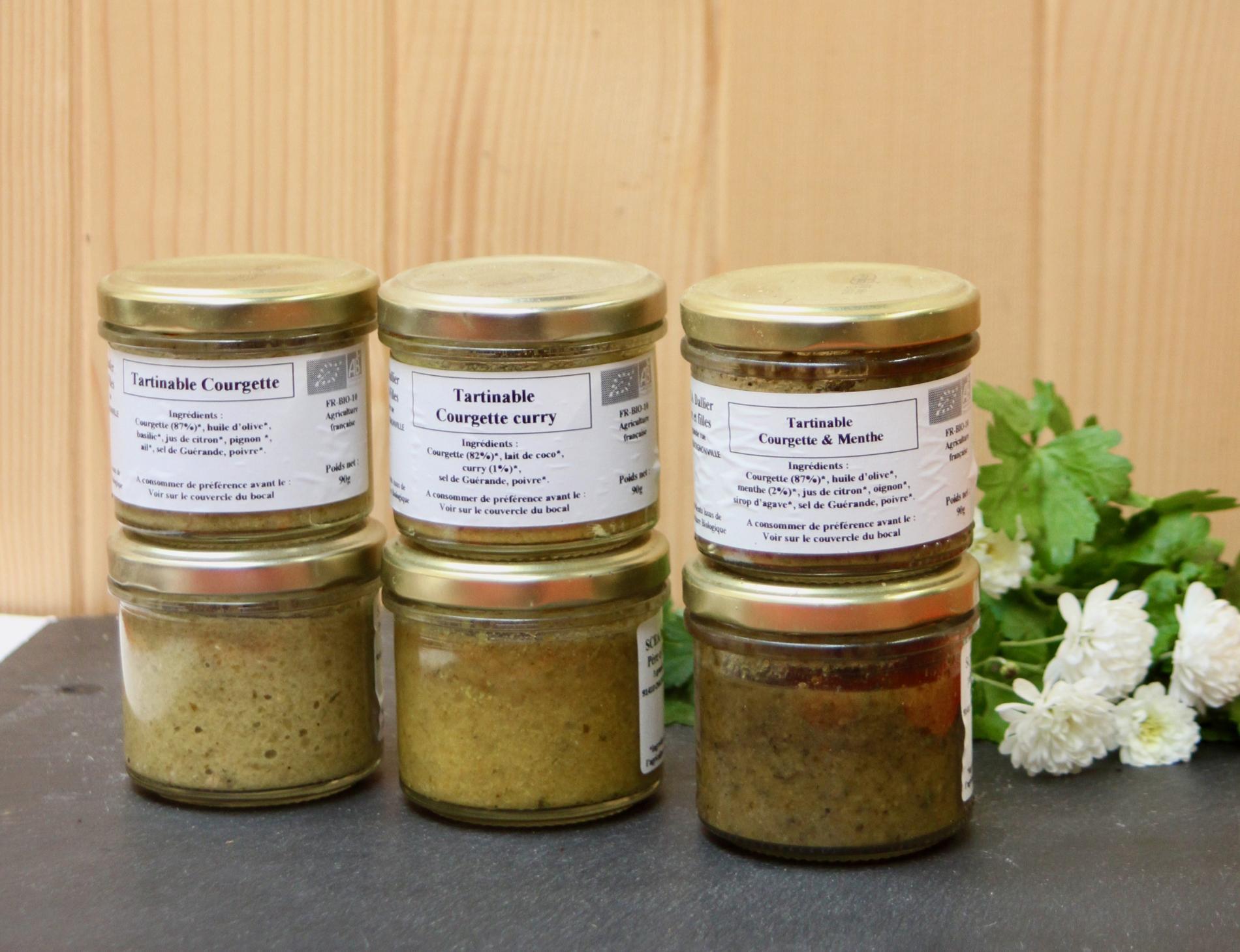 TARTINADE BIO DE COURGETTE - 90g