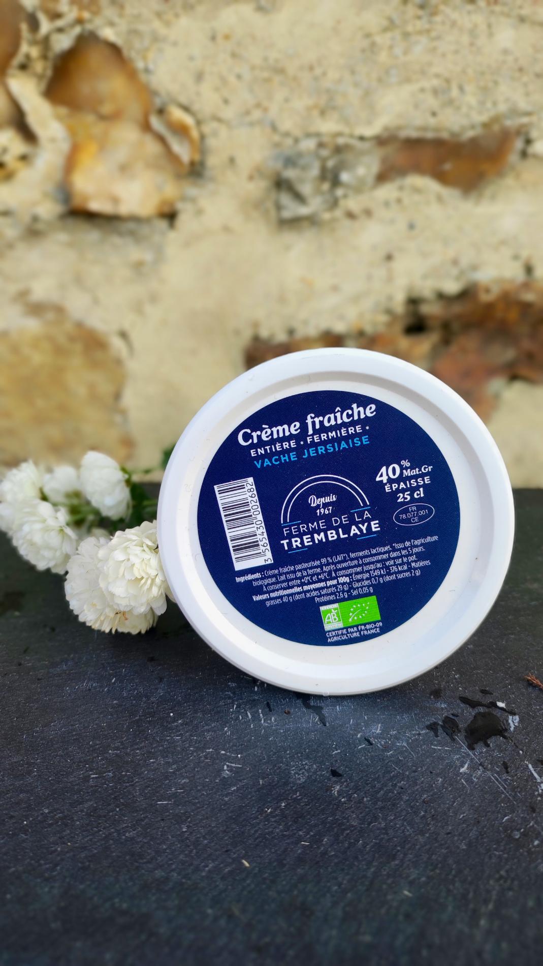 CRÈME FRAÎCHE ENTIÈRE BIO