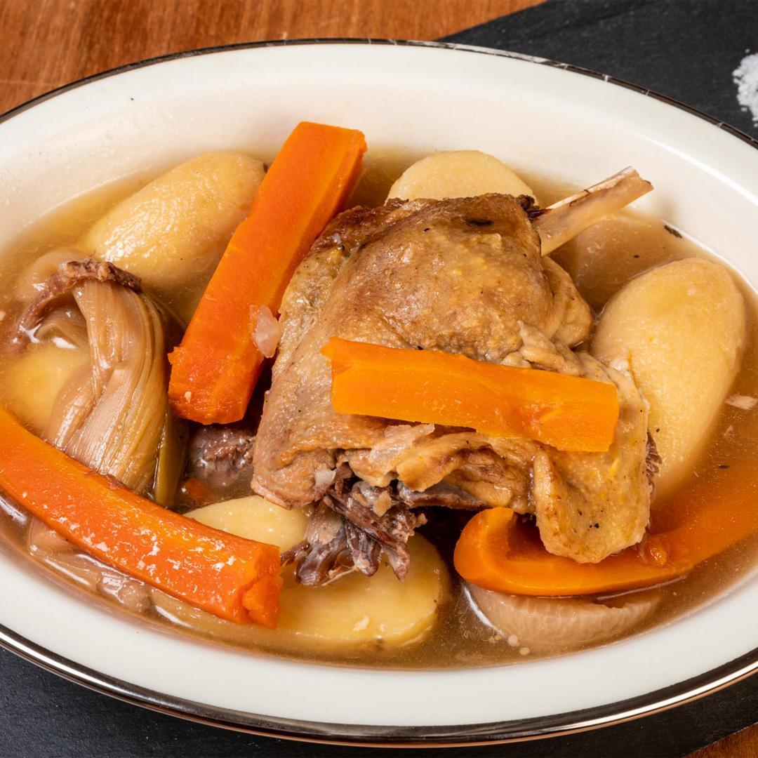 POT AU FEU DE CANARD – 2 CUISSES